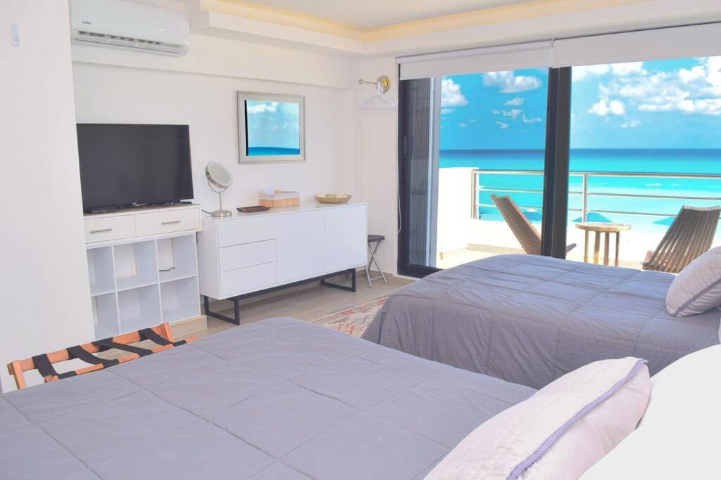 Ocean Front Villa Marlin, Best Location In Hotel Zone #109 Канкун Екстер'єр фото